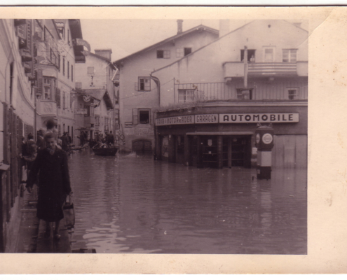 Hochwasser Margreitner Platz Schwaz